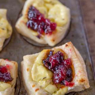 Cranberry Goat Cheese Pastry Bites