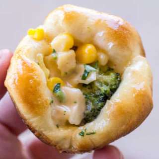 Cheesy Ranch Chicken Puffs