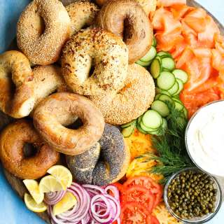 Smoked Salmon Bagel Bar