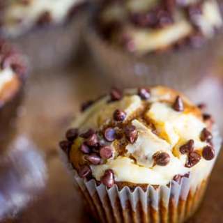 Chocolate Chip Pumpkin Cream Cheese Muffins