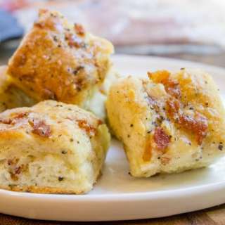 Black Pepper Bacon Biscuits