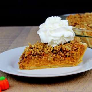 Pumpkin Pecan Streusel Pie