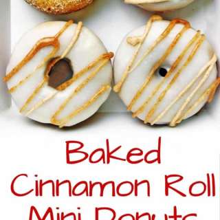 Cinnamon Roll Donuts (Baked!)