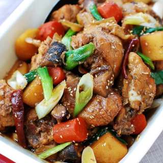 Slow Cooker Dakjjim (Korean Braised Chicken)