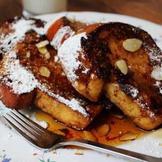 Hawaiian French Toast with Almonds