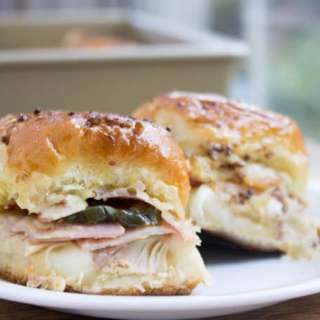 Baked Cuban Pork Party Sliders