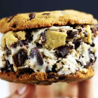 The Ultimate Cookie Dough Ice Cream Sandwich