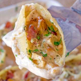 Chicken Bacon Ranch Stuffed Shells