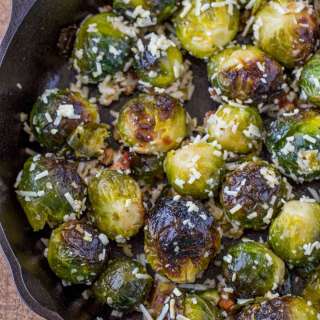Parmesan Bacon Brussels Sprouts