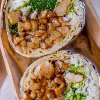 Orange Chicken Burrito
