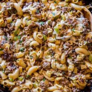 Philly Cheesesteak Hamburger Helper