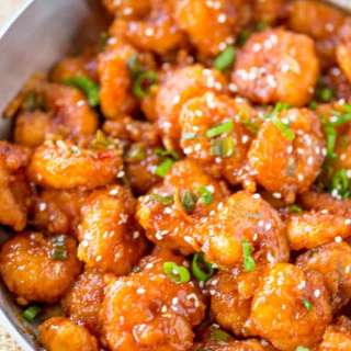 Honey Orange Firecracker Shrimp