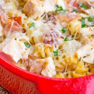 Chicken Bacon Ranch Pasta Bake