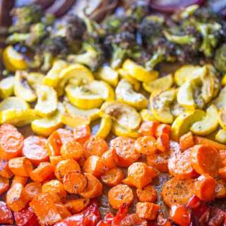 Rainbow Roasted Vegetables