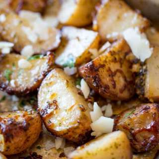 Parmesan Pesto Roasted Potatoes
