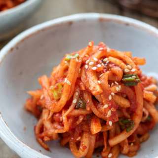 Musaengchae (Korean Spicy Radish Salad)