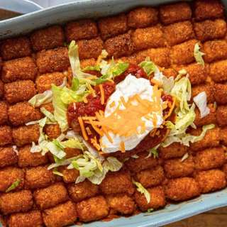Taco Tater Tot Casserole