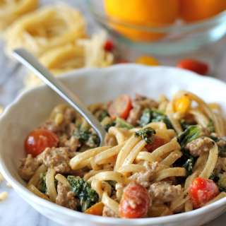 Black Truffle Pasta with Meyer Lemon Cream Sauce