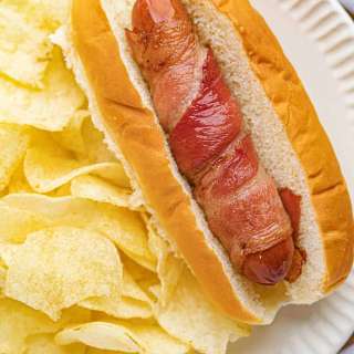 Bacon Wrapped Hot Dogs