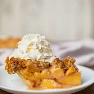 Peach Crumb Pie
