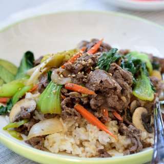 Bulgogi Deopbap (Bulgogi Rice Bowl)