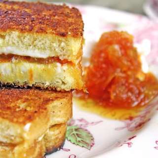 Carrot Cake Jam Grilled Cheese Sandwich