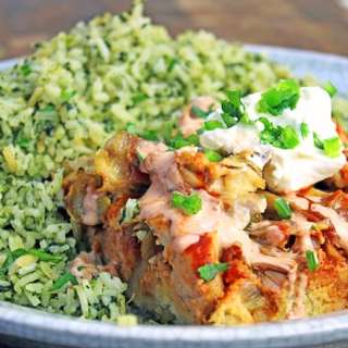 Chicken Fajita Tamale Bake