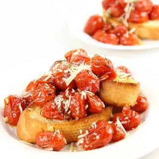 Roasted Garlic Tomatoes - Perfect Holiday Canape