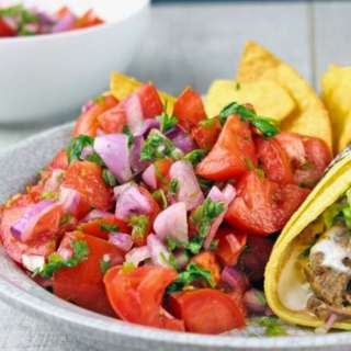Fresh Pico de Gallo Salad (Naturally Fat Free!)
