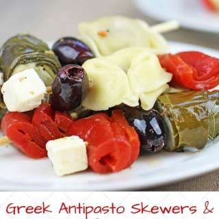 Greek Antipasto Skewers