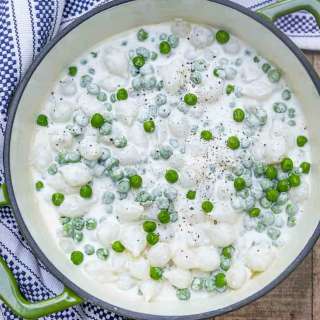 Creamed Peas And Onions