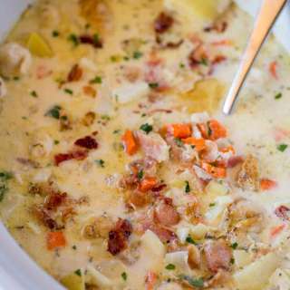 Slow Cooker Bacon Chicken Chowder