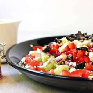 Greek Rainbow Vegetable Salad