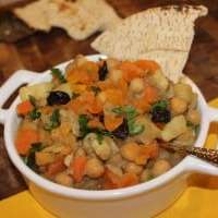 Moroccan Chickpea and Root Vegetable Stew