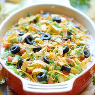 Skinny Taco Dip