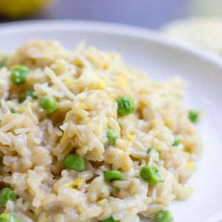 One Minute Brown Rice Risotto