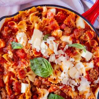 Easy Skillet Lasagna