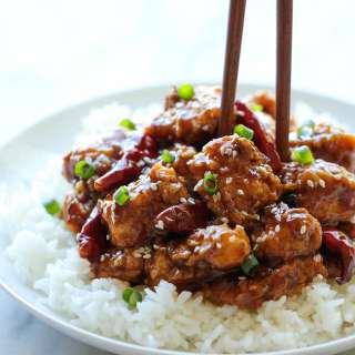 Lighter General Tso's Chicken