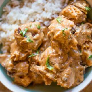 Slow Cooker Thai Peanut Chicken