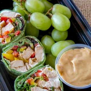 Thai Peanut Chicken Wraps