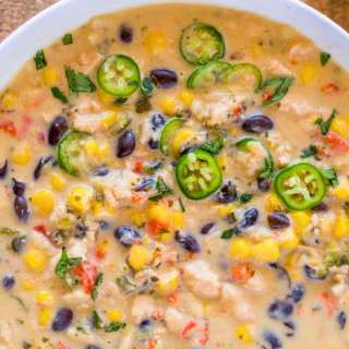 Creamy Chicken Poblano Pepper Soup