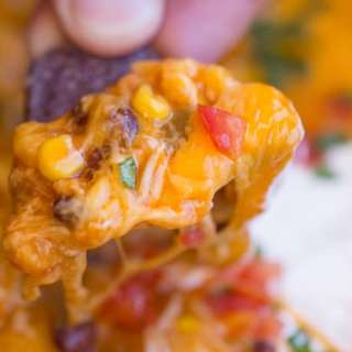 Slow Cooker Chicken Enchilada Dip
