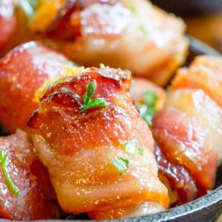Bacon Wrapped Tater Tot Bombs