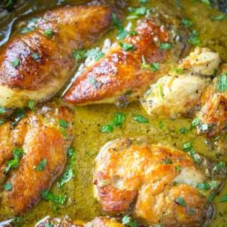 One Pot Basil Chicken Coconut Curry