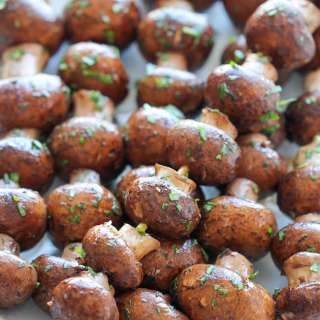 Garlic Mushroom Kabobs