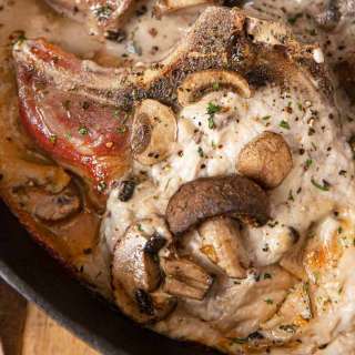 Creamy Mushroom Pork Chops