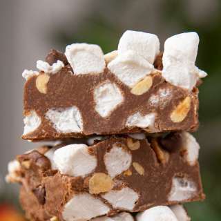 Chocolate Marshmallow Peanut Butter Squares