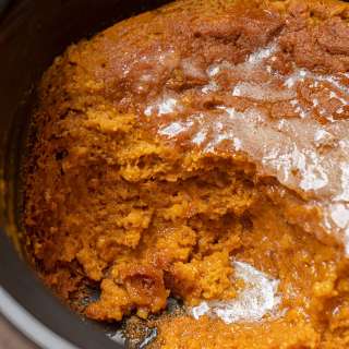 Slow Cooker Pumpkin Pie Pudding