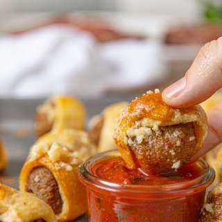 Garlic Bread Meatball Bites