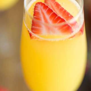 Strawberry Pineapple Mimosas